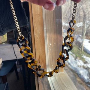J.Crew tortoise link necklace